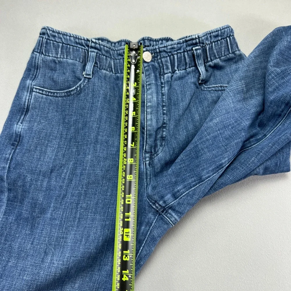 J.Crew Wide Jeans Womens 27 Blue Denim Cotton High Rise Button Fly Medium Wash